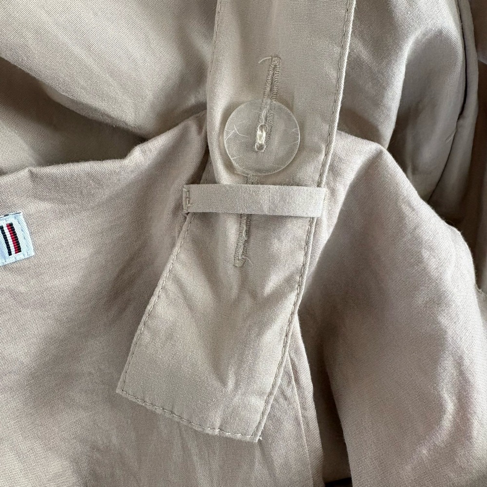 Tommy Hilfiger Women's 10 Beige Sleeveless Side Zip Fit and Flare‎ Summer Dress - Picture 5 of 6